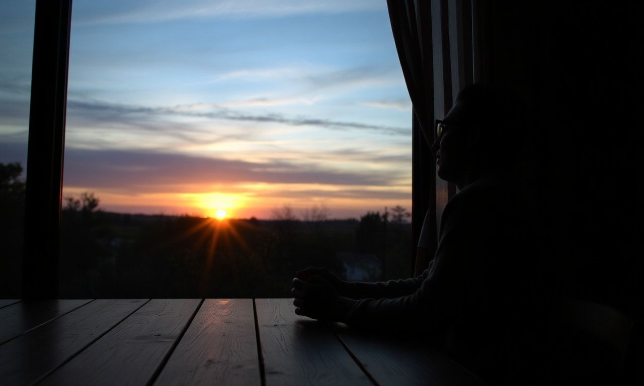 理想と現実の狭間で考える人の様子