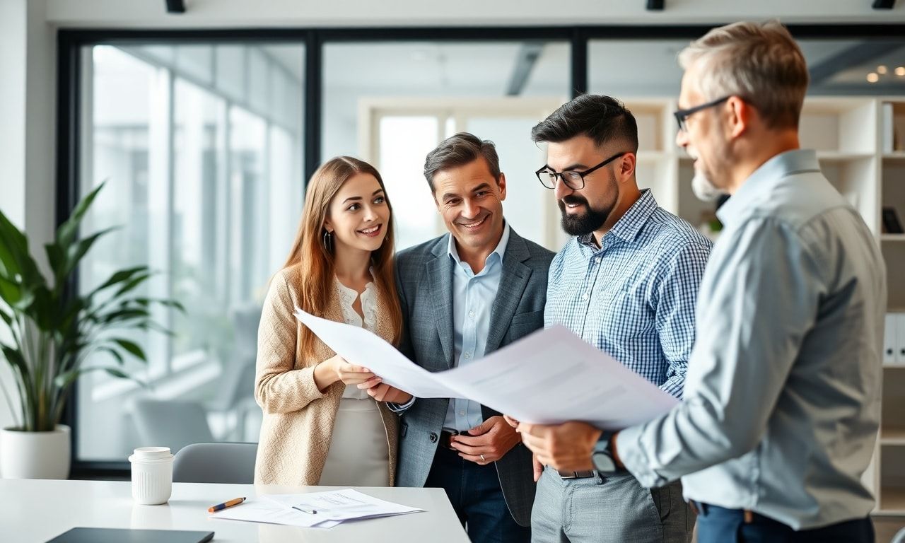 セミリタイアの計画を相談する様子