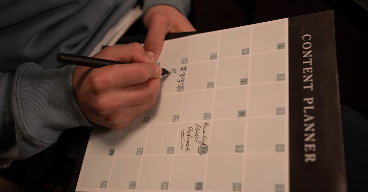 計画を立てるイメージ