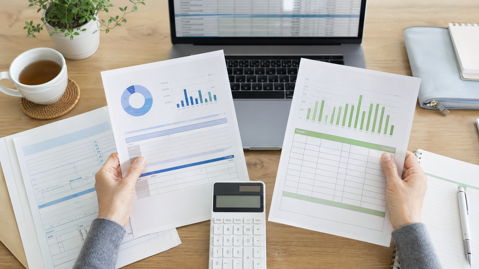 セミリタイア後の国民健康保険料を試算する手元