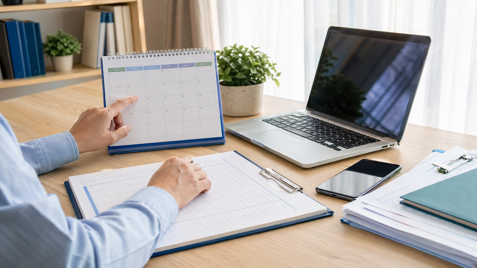 セミリタイア後の失業保険手続きと予定管理の様子