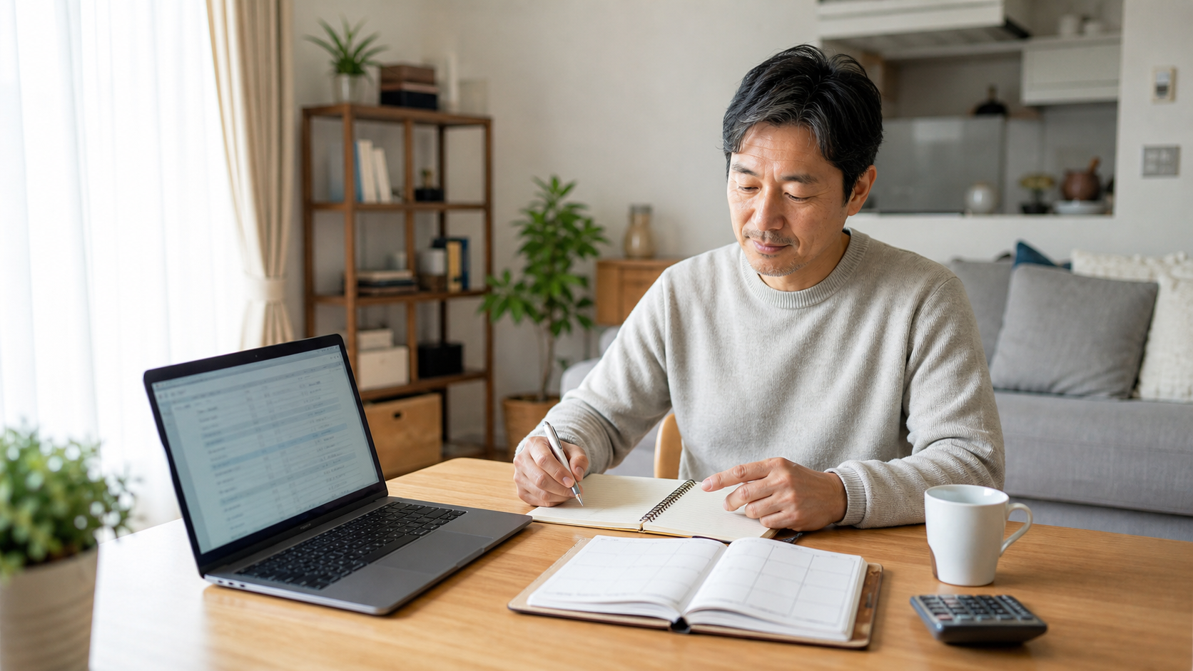 セミリタイア派遣の生活費と働き方を計画する人