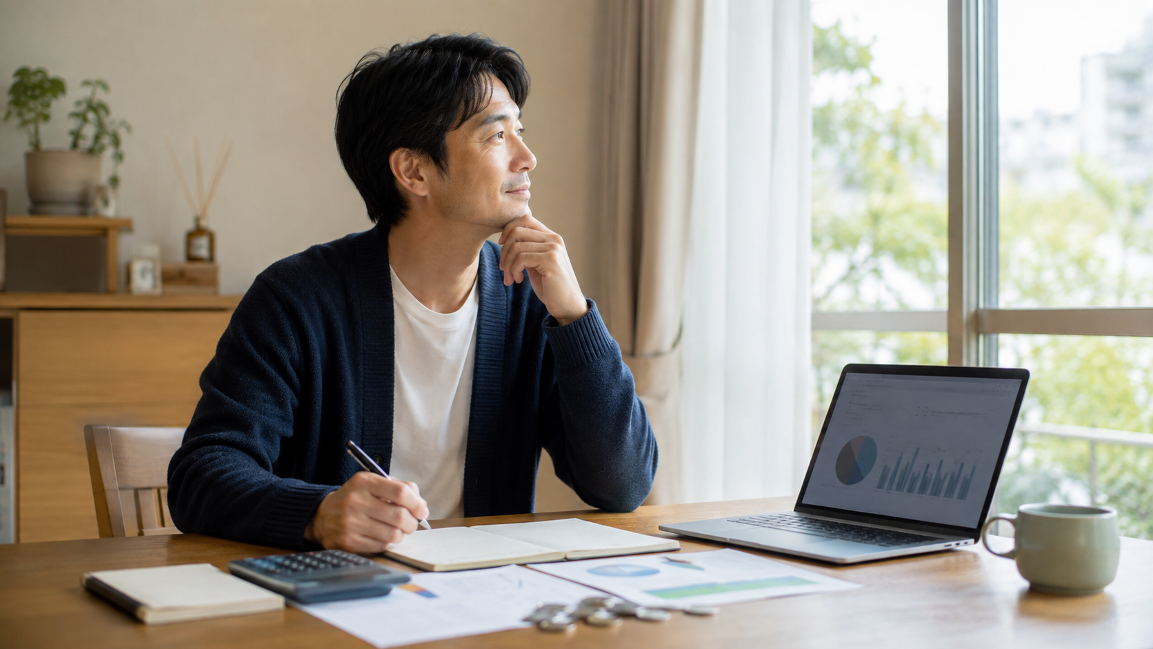 独身で資産3000万円のサイドFIRE計画を考える人