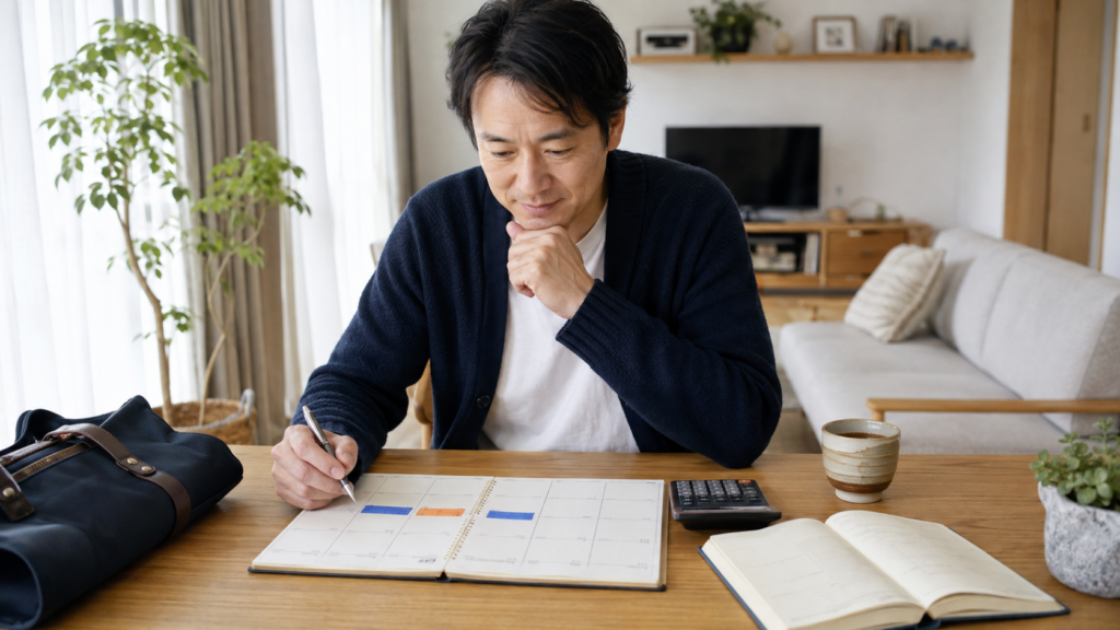 週3バイトでセミリタイアする生活設計を考える人