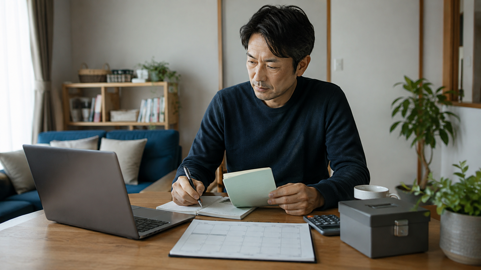 資産3000万円でセミリタイアを続けるために収入と家計を管理する独身者