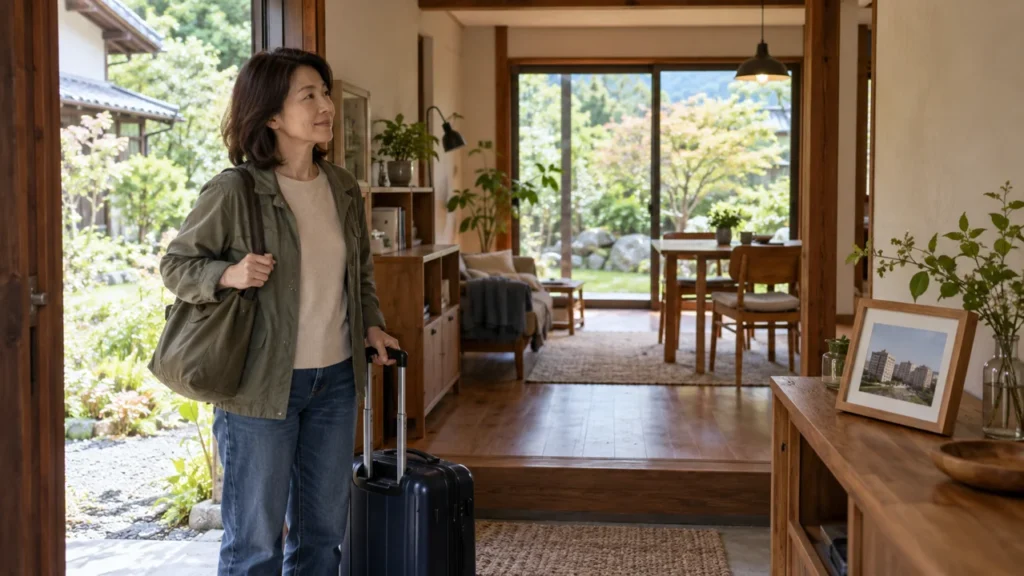 今の住まいを残しながら二拠点生活を検討するイメージ