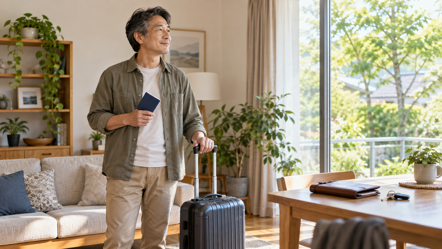 セミリタイア後の短期海外旅行を落ち着いて準備する人