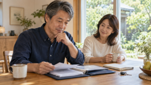 セミリタイア後の暮らしと将来の財産管理を落ち着いて考える人